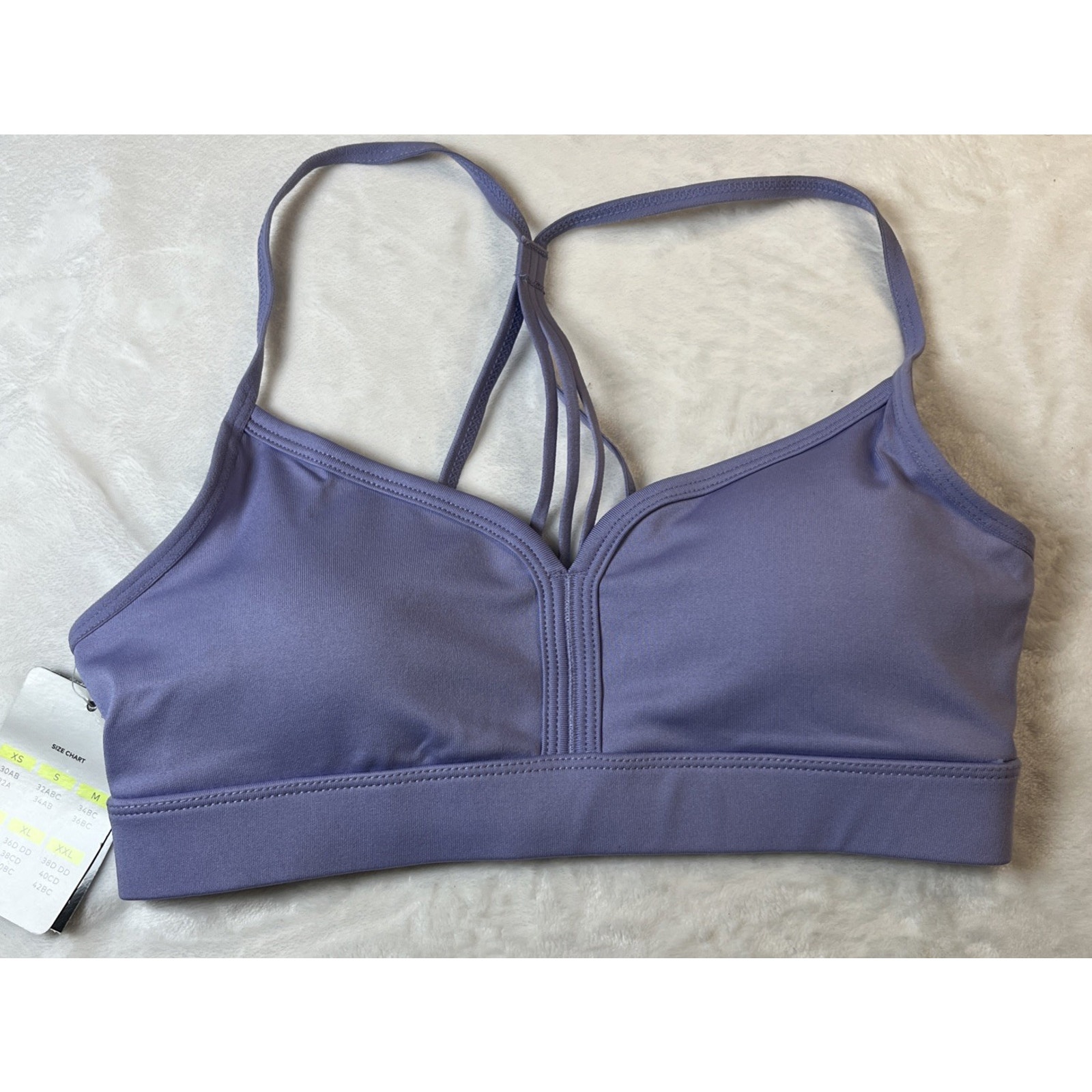 New Women's Purple Champion C9 Duo Dry Athletic Sports Bra Size Xs Pads New Nwt